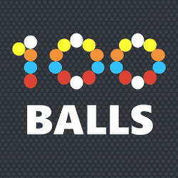 100 Balls Banner