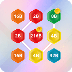 2048 Hex Chain Merge Banner