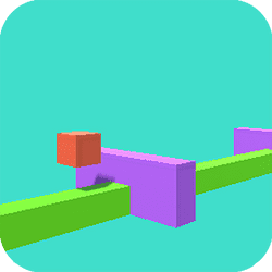 3D Cube Runner Banner