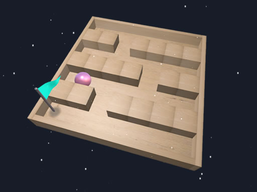 3D Maze Control Banner