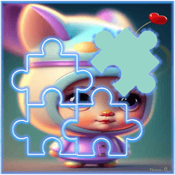 Adorable baby Stitch Sliding Picture Challenge Banner
