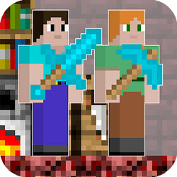 Alex and Steve Nether Banner