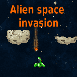 Alien Space Invasion Banner