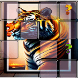 Animal Tiger Memory Match Banner