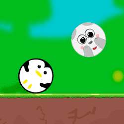 Animals Party Ball - 2 Player Banner