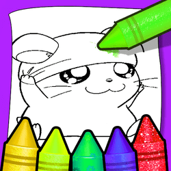 Anime Animals Coloring Pages Banner