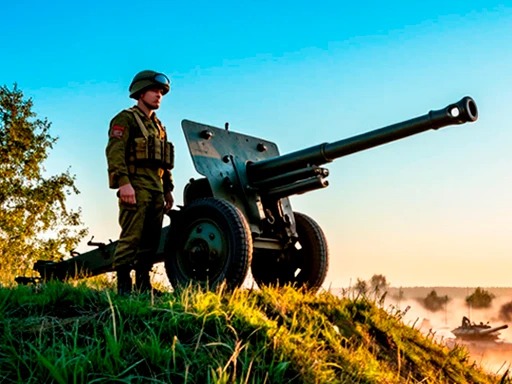 Artillery Vs Tanks Banner