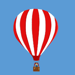 Balloon Ascending Banner