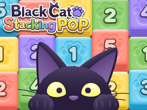 Black Cat Stacking POP Banner