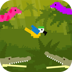 Blocky Bird Banner
