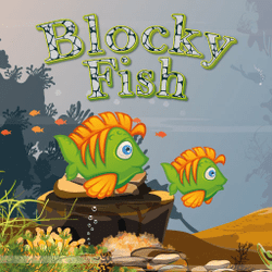 Blocky Fish Banner