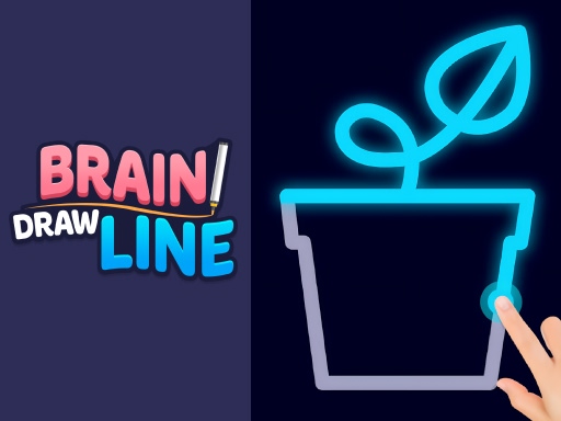 Brain Draw Line Banner