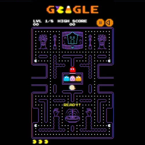 Halloween Pacman Banner