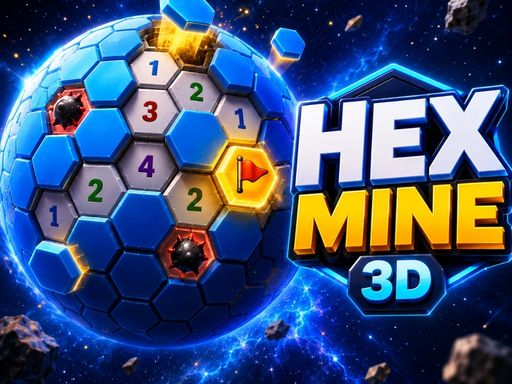 Hex Mine 3D Banner