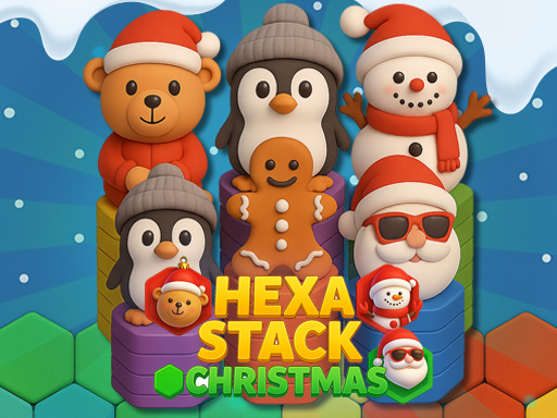 Hexa Stack Christmas Banner