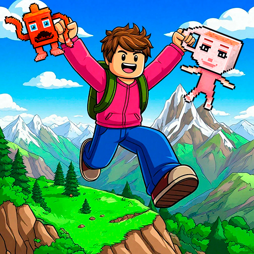 Jump to the Mountain for the Brainrots Banner