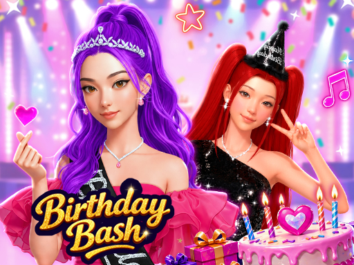 K-Pop Hunter Birthday Bash Banner