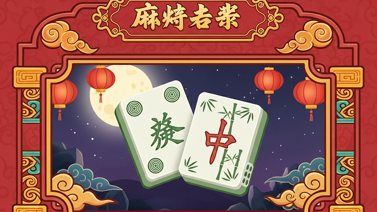 Mahjong connect tiles Banner