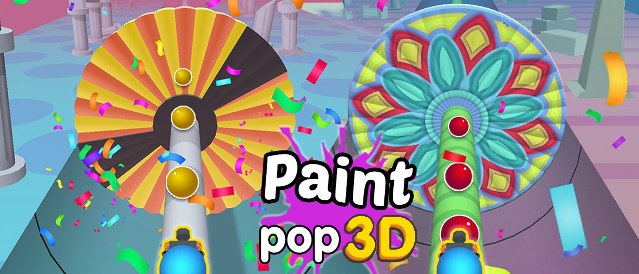 Paint Pop 3D Banner