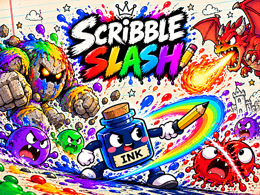 Scribble Slash Banner