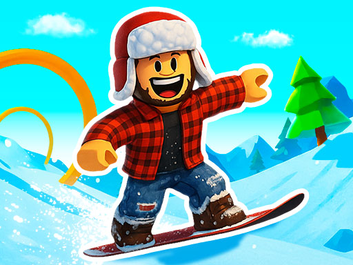 Snow Rider Obby Parkour Banner