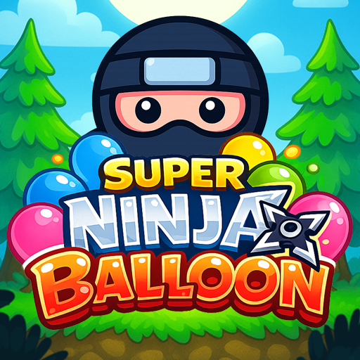 Super Ninja Balloon Banner
