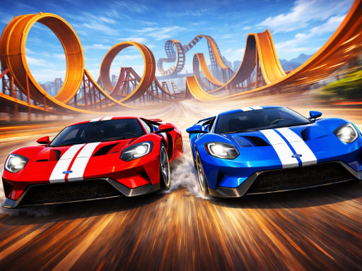 Two Stunt Supercars Banner