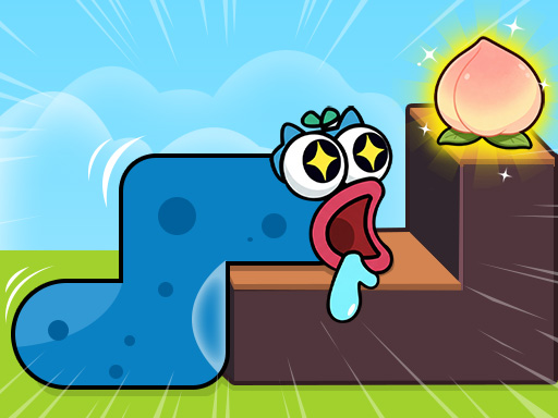 Worm Puzzle Snake Apple Banner